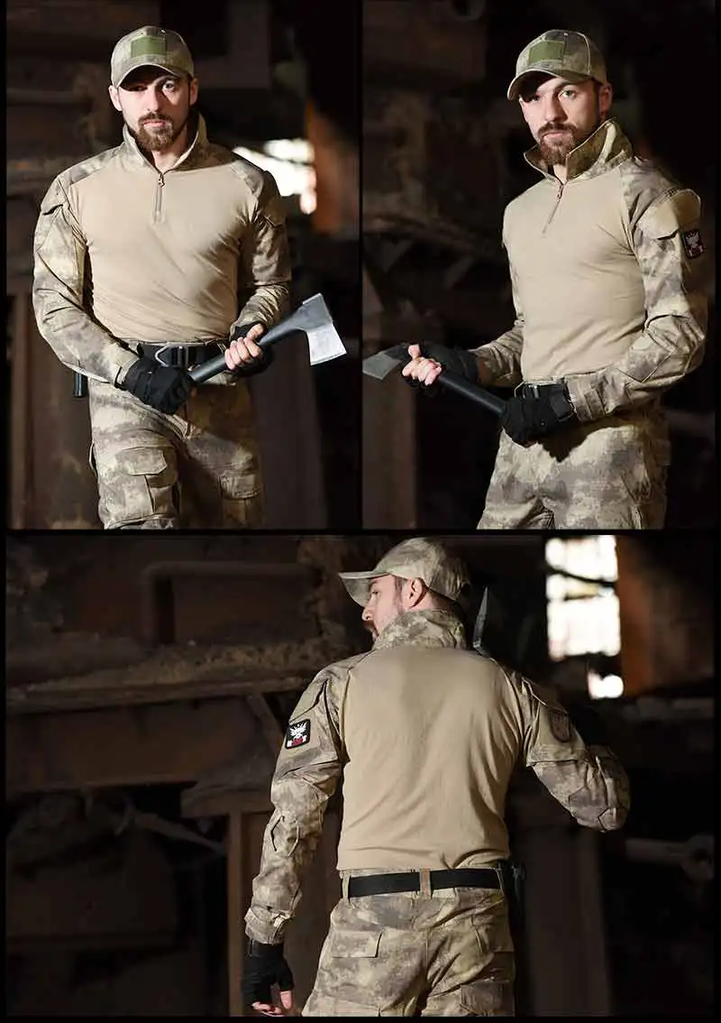 Equipo táctico de camuflaje para aventuras al aire libre