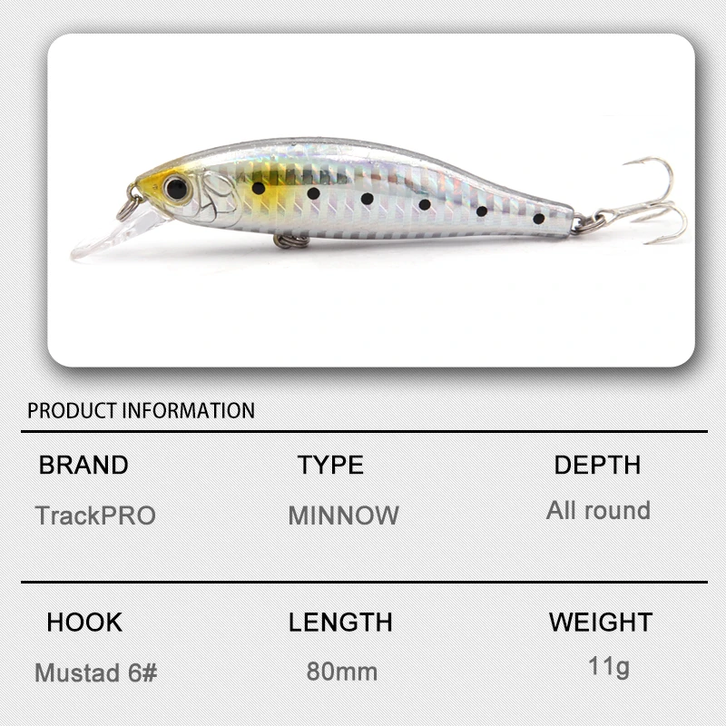 Señuelo de natación TacklePRO-M83 con ojos 3D Mustad para lubina y corvina - imagen 2