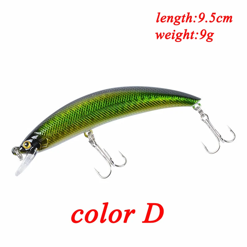 Señuelo de Pesca Popper, Crankbait Iscas 95mm/9g, Lucio Artificial, Wobblers ABS, cebo duro, aparejos de Pesca - imagen 5
