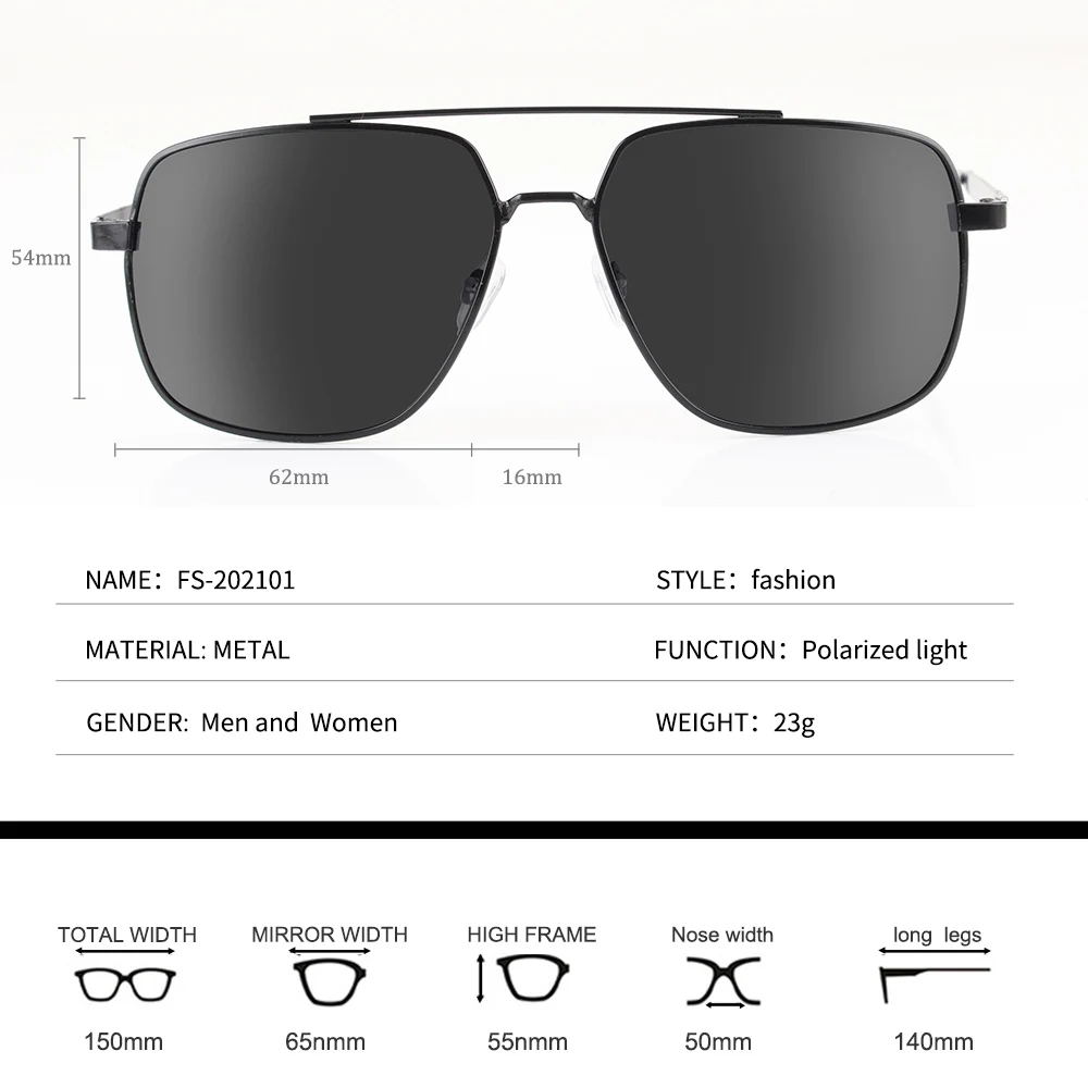 FISH KING-gafas polarizadas de pesca para hombre y mujer, lentes de sol para deportes al aire libre, acampada, senderismo, conducción - imagen 4