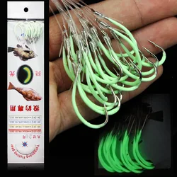 Anzuelos fosforescentes para pesca nocturna – Agua dulce y salada