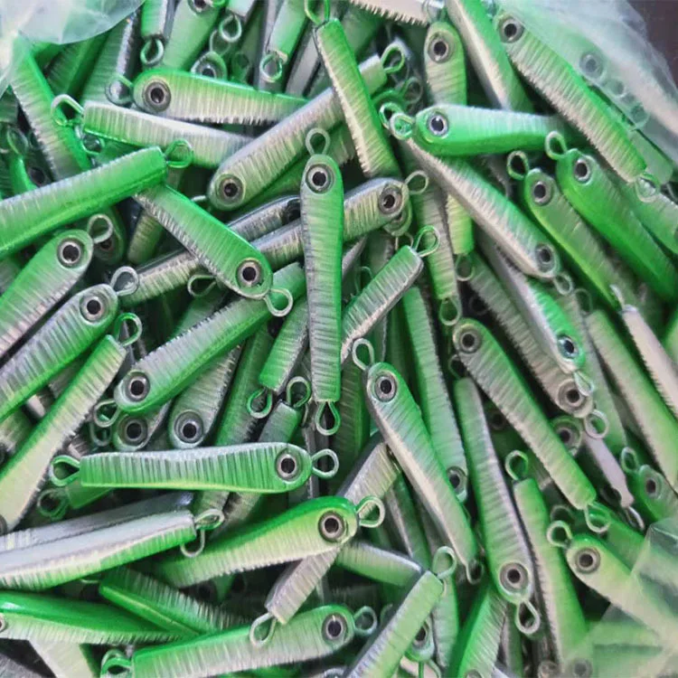 Micro plantillas de pesca, señuelos pequeños, señuelo Artificial, Jigbait, 4/5g, anzuelo único, cebo de Metal fundido para orilla, 1 pieza en oferta - imagen 3