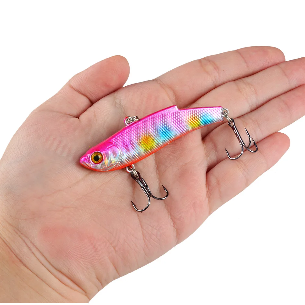 Señuelos de Pesca de Metal VIB de 7cm/16,5g, Wobblers de mimbre de fundición larga, cebo duro Artificial con vibración, aparejos de lubina y carpa marina, 1 unidad - imagen 2