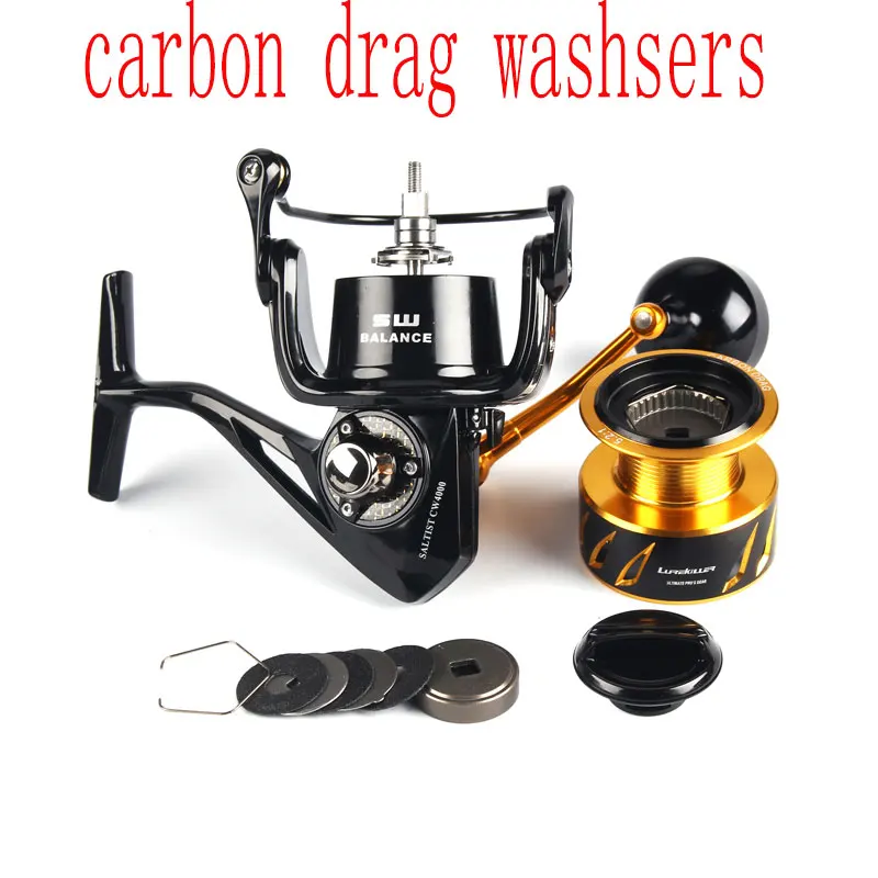 Carrete Spinning Lurekiller Saltist CW4000 – 10 rodamientos 15kg arrastre - imagen 4