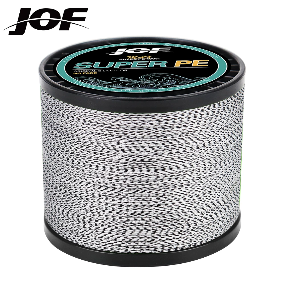 JOF-sedal de pesca trenzado de 4 hebras, 300M, 500M, 1000MPE, 9,1-45,4 KG, multifilamento, suave para pesca de carpa - imagen 3
