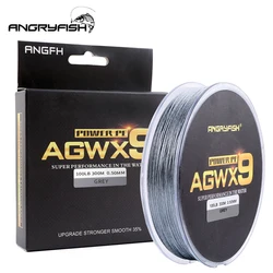 Angryfish Super PE — Sedal trenzado resistente al desgaste y abrasión