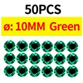 50pcs 10MM Green
