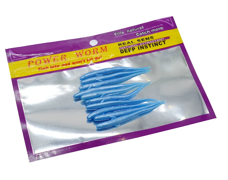 Señuelo de pesca suave Artificial, 7cm/10cm, Loach, gusano de cola afilada única, Sens Real, atrayente Natural, instinto profundo, 10 unids/bolsa - imagen 3