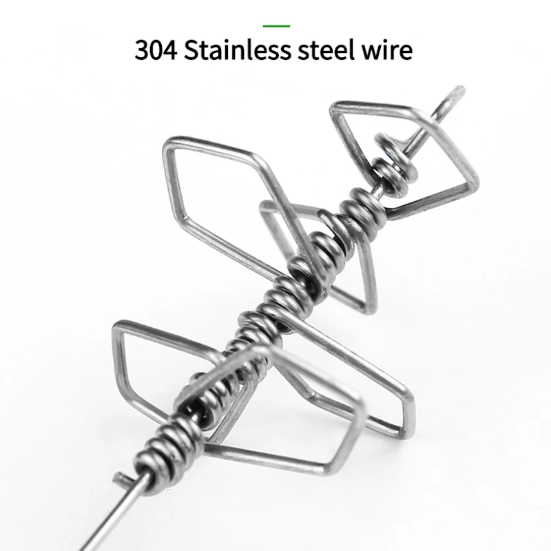 Grupo de sedal de pesca de carpa con cuchara de cebo en forma de árbol, juego de anzuelos de pesca de acero al carbono para poste de mano, gancho de púas, accesorios de pescado - imagen 5