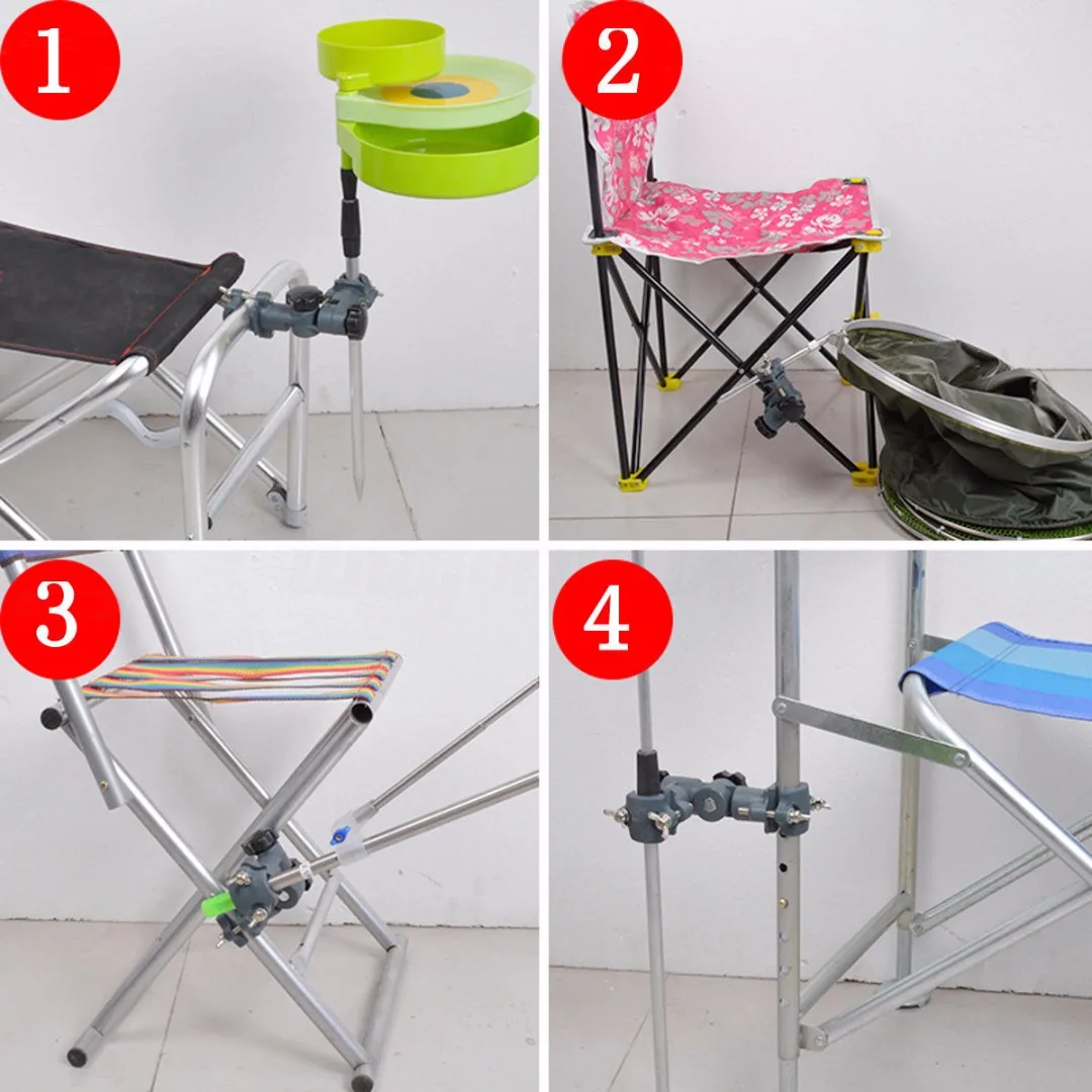 Fishing Rod Rack Holder Adjustable Fishing Rod Rack Stand Bracket Mount Holder For Boat Kayak Yacht Fishing Tackle Tools