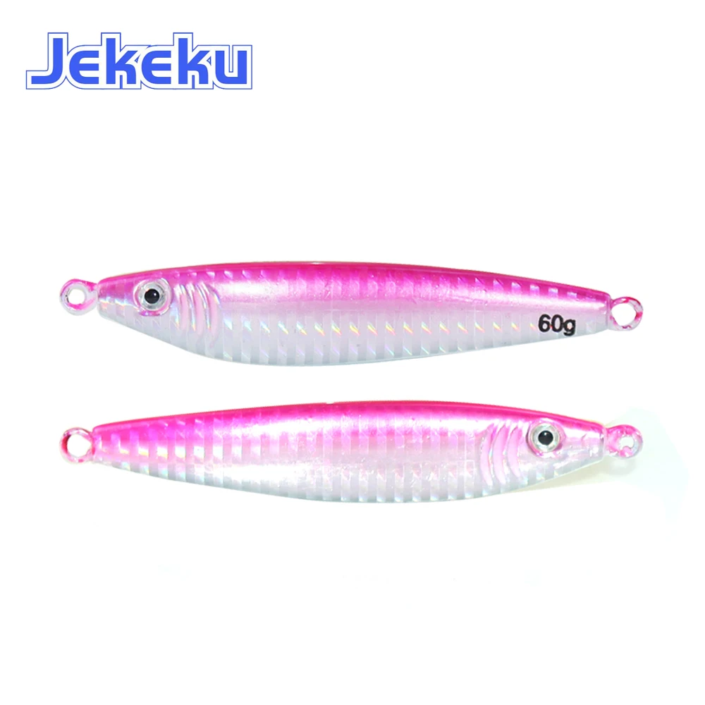 Jig cebo artificial para lubina JEKEKU – Metal brillante - imagen 3
