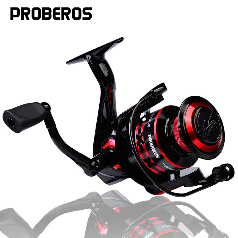 PROBEROS-carrete de pesca CNC, bobina de Metal de arrastre máximo 9-23KG, serie 1000-8000, rueda de pesca de carpa de agua salada, 3BB