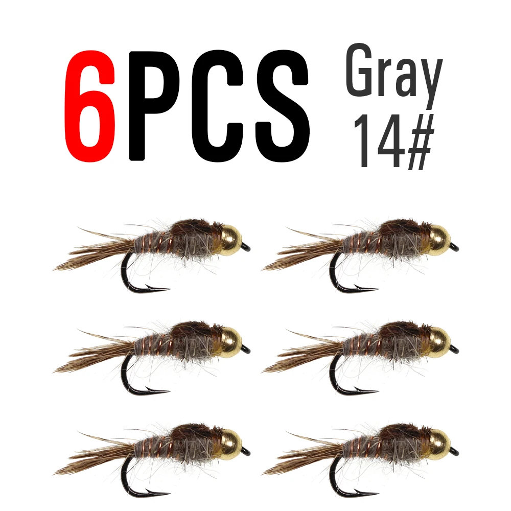 6pcs Gray
