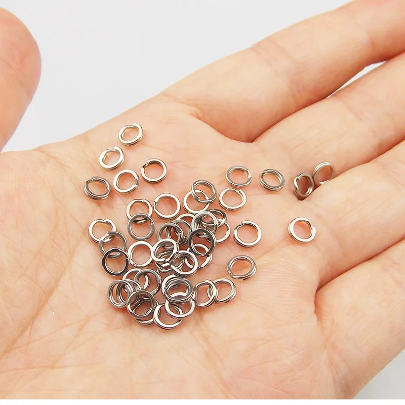 KESFISHING 50 Uds anillo dividido conector de Pesca anzuelo señuelo duro cebo aparejos Pesca accesorios de Pesca - imagen 4