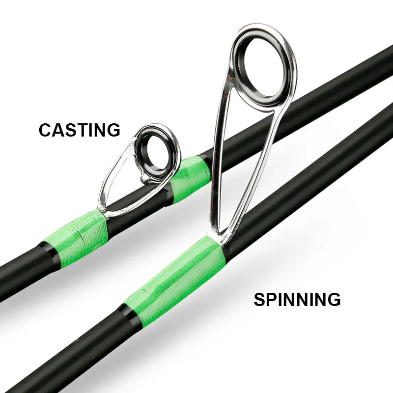 BAKAWA-caña de pescar para trucha, 1,68 m, 1,8 m, mango EVA portátil, Punta sólida, carbono giratorio/fundición, 2-8g, señuelo WT UL Fly, alimentador de carpa - imagen 4