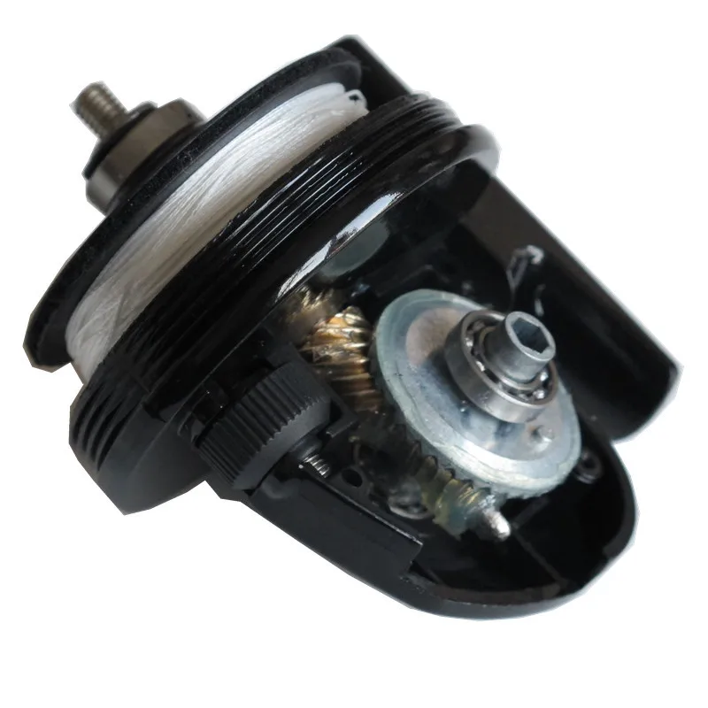 Spincast-carrete de pesca 4 + 1 BB, tirachinas al aire libre, tiro de pescado con línea PE 4,5 #, 45m, HYB30, negro - imagen 3