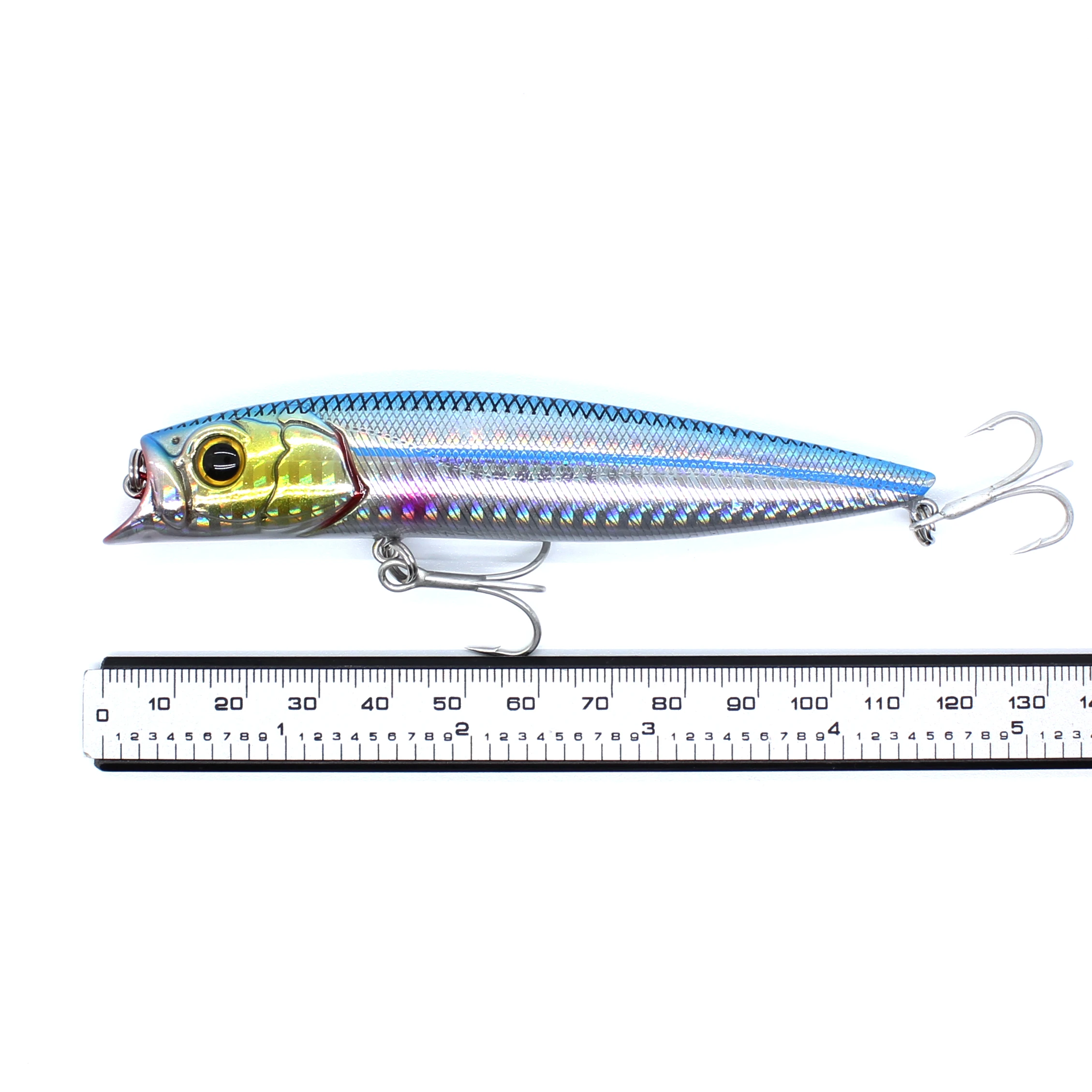 AOCLU-señuelo de pesca flotante Jerkbait Wobblers 115mm 14g Topwater Popper Hard Bait Minnow, Swimmer para lubina marina - imagen 5