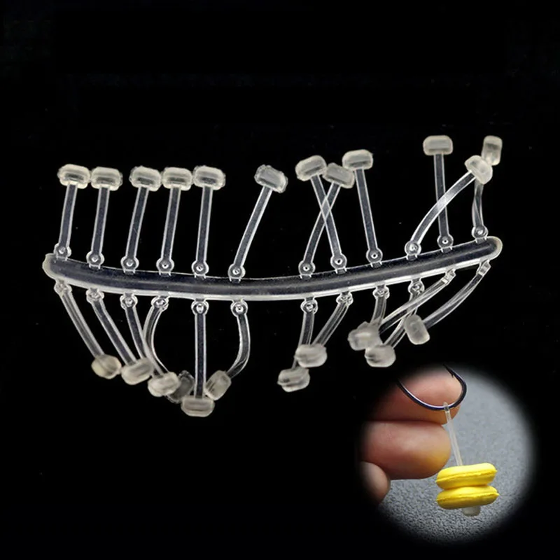 Aparejo de pelo de pesca de carpa, accesorio de pesca J383 de 25mm, aparejo Pop-Up, 5 paquetes/10 paquetes (24 en 1) - imagen 2