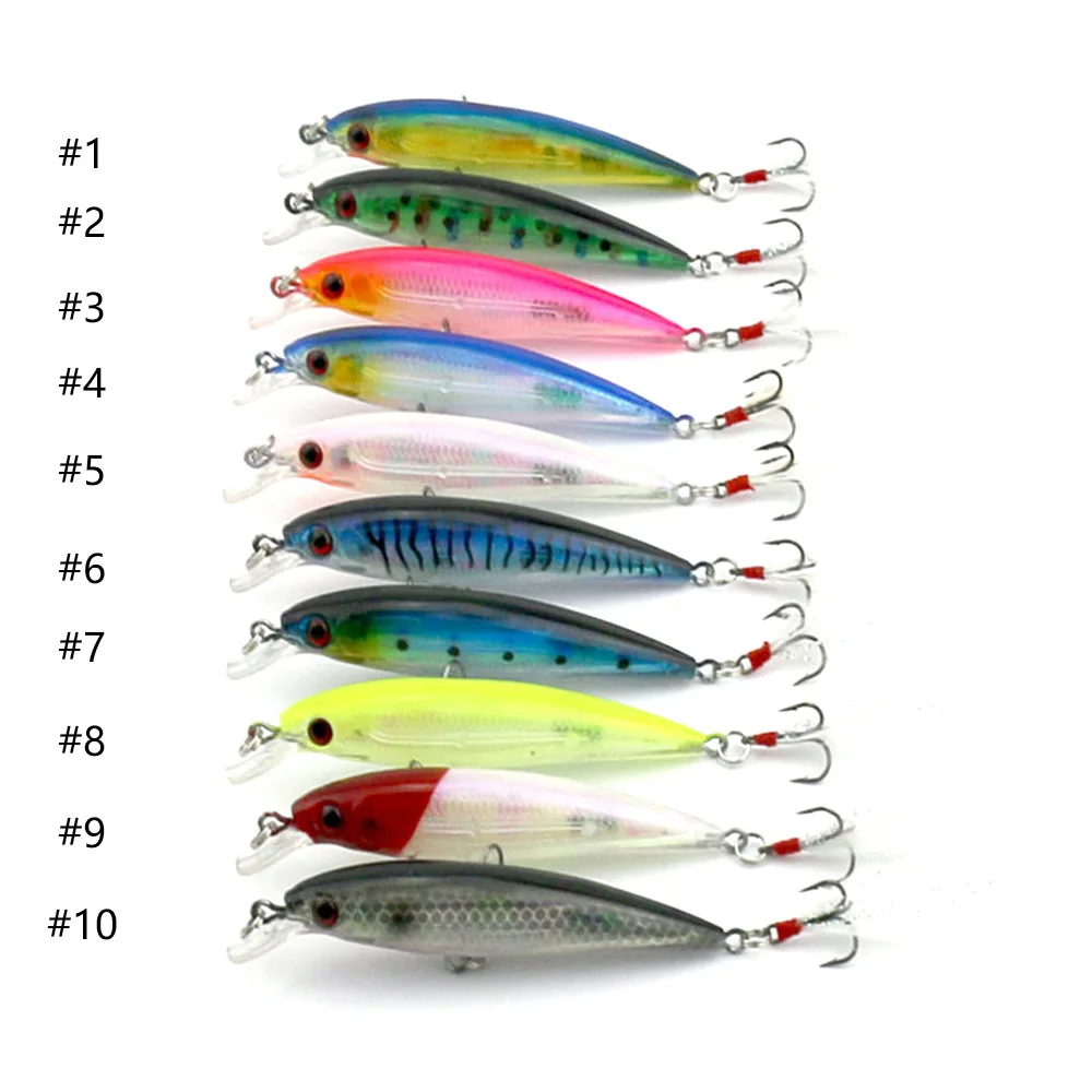 1 Uds. Señuelo de Pesca de pececillo láser 9CM 8G anzuelos de Pesca aparejos Wobbler Crankbait Artificial Japón cebo duro cebo de natación