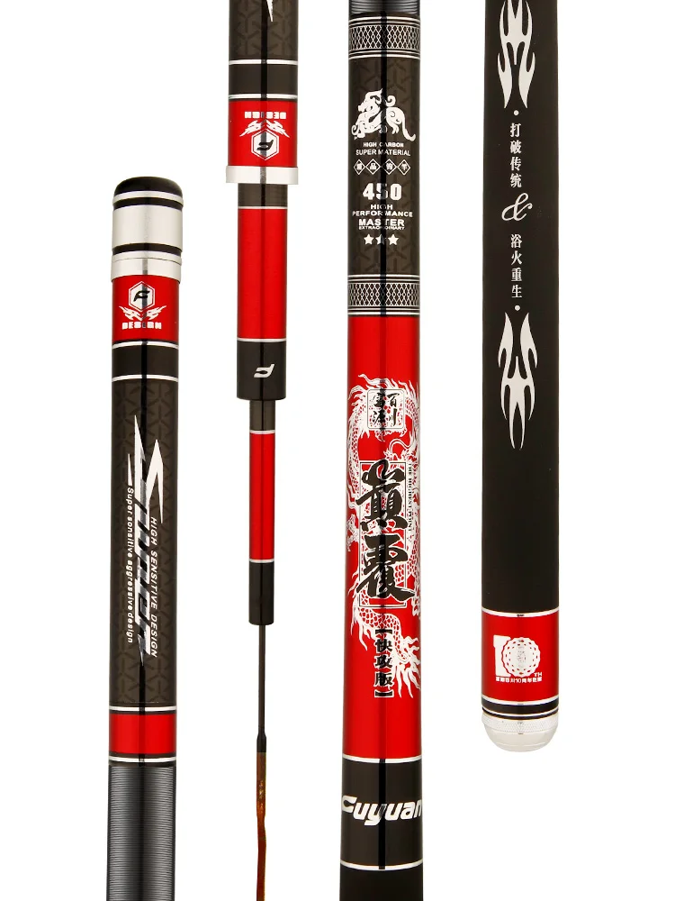 Caña De pescar dura De 4H, 5H, 6H, Taiwán, Olta De mano, 3,6 m-8,1 m, cuñas, Angeln, Canne De Pesca - imagen 2