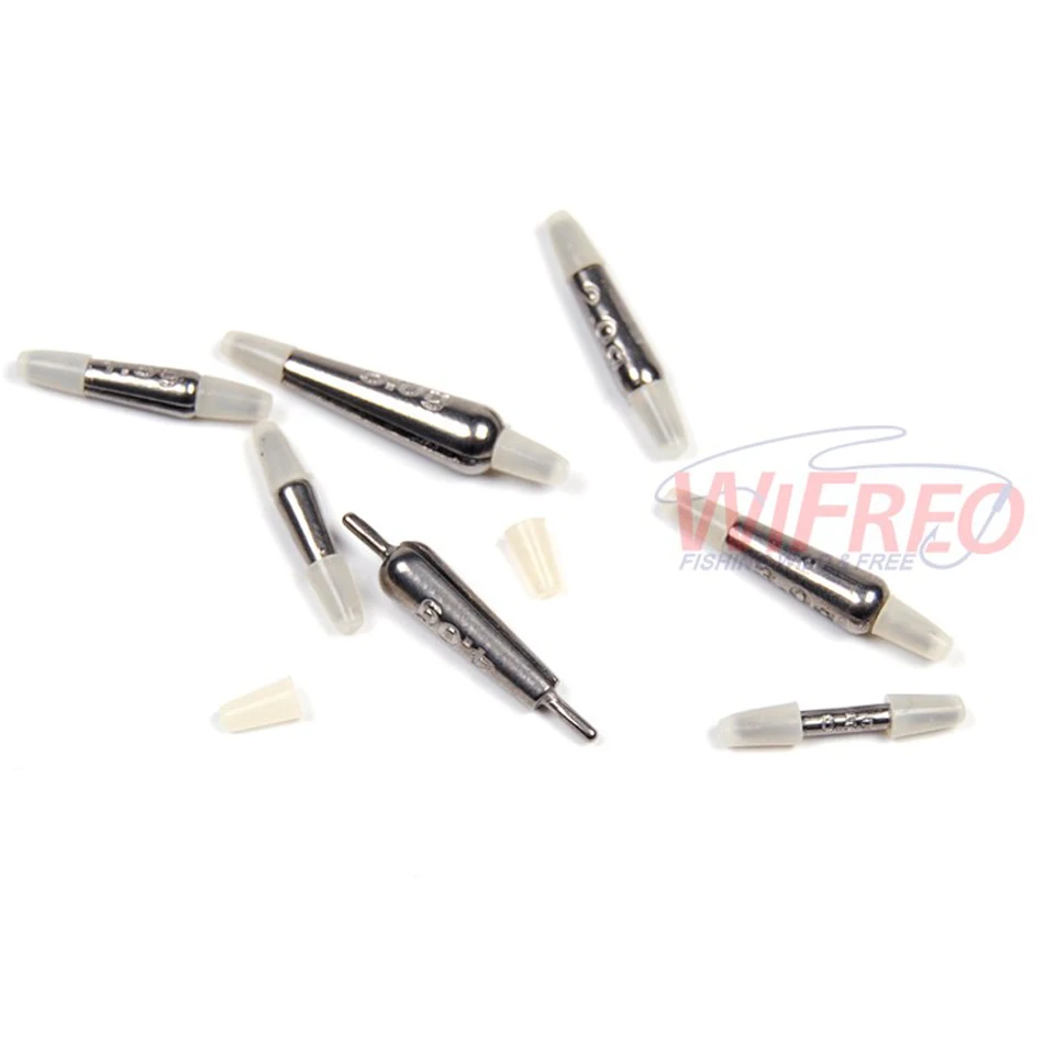Wifreo Grip-plomos de tubo de goma de tungsteno, intercambiable, accesorios de Terminal de peso de pesca, 0,5g, 1g, 1,5g, 2g, 3g, 4g, 5g, 20 Uds. - imagen 5