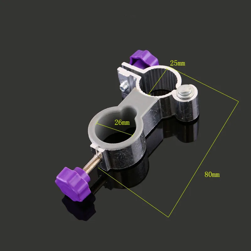 Soporte de aleación de aluminio para silla de pesca, herramientas para exteriores, fácil de instalar, soporte fijo para paraguas, accesorios universales - imagen 3