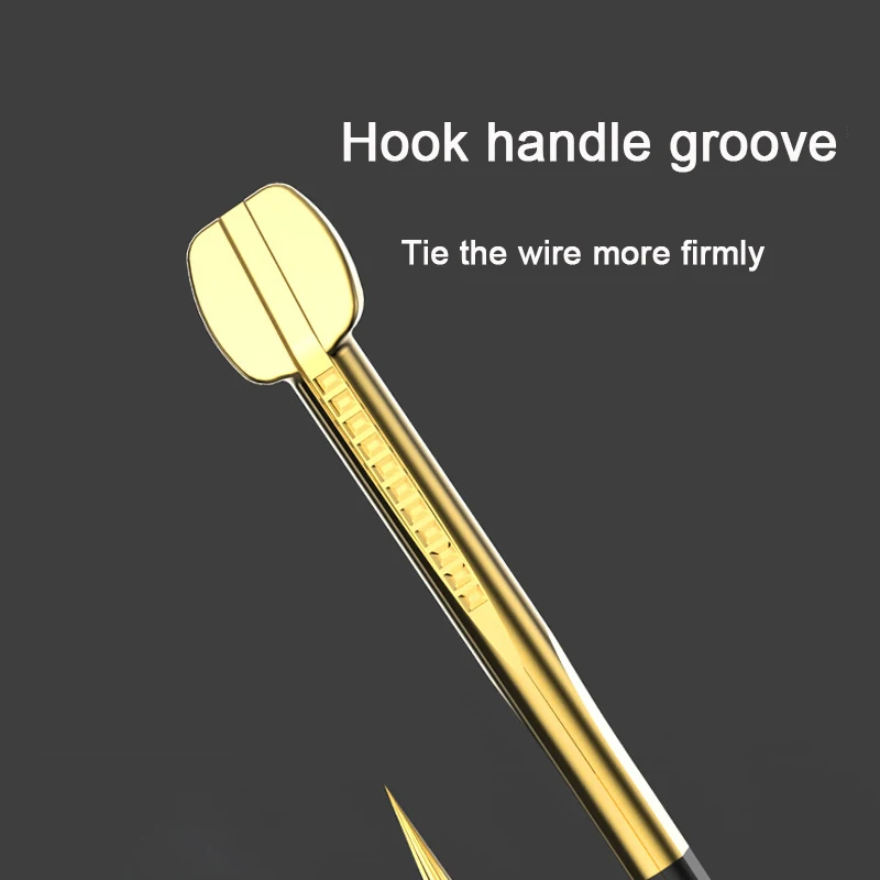 Juego de anzuelos de pesca de 20 piezas, anzuelo de pesca individual de acero de tungsteno, anzuelos planos de púas para carpa, accesorios de aparejos de pesca de mar - imagen 3