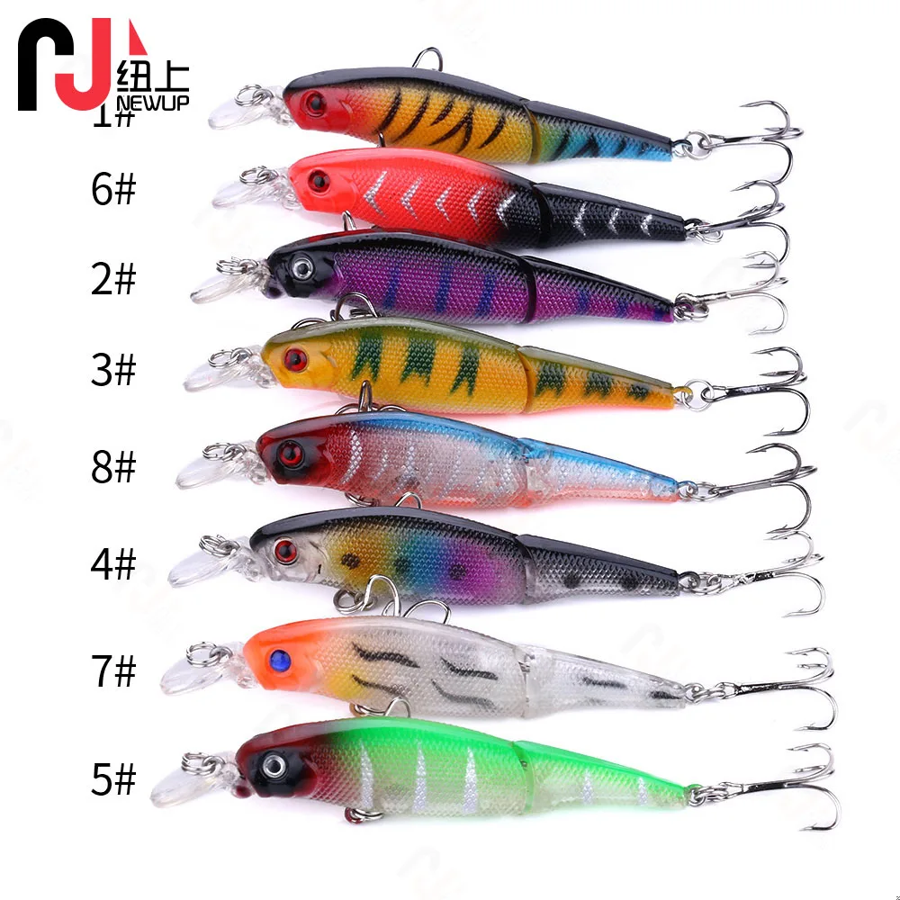 Señuelo de pesca Artificial, aparejo Wobblers de 8,8 cm y 7,4g, Swimbait, 2 articulaciones, Crankbait, duro, carpa, 1 piezas - imagen 3