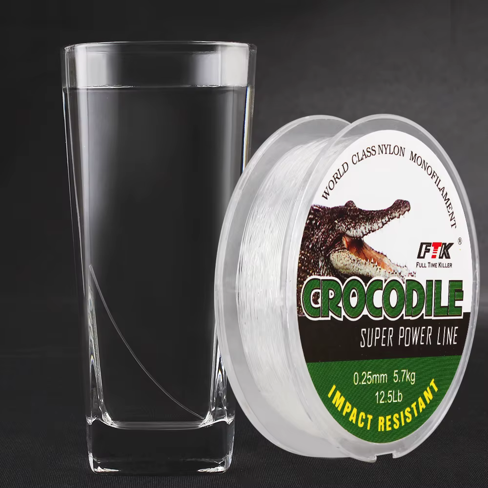 Línea de nailon para pesca en hielo FTK, 0,08 MM-0,25 MM, 2,9-12,5 LB, 1,3 kg-5,7 kg, línea líder de marca fuerte, línea de pesca transparente, accesorios de Peche - imagen 4