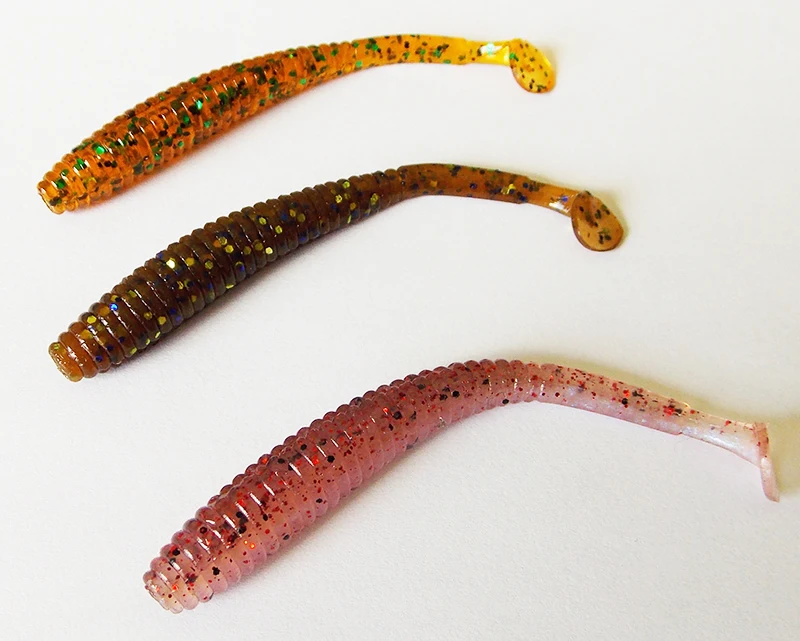 KESFISHING I Shad Tail 4 "Pesca pequeña cola de oscilación rápida silicona Isca cebos artificiales blandos Señuelos de Pesca de lubina - imagen 5