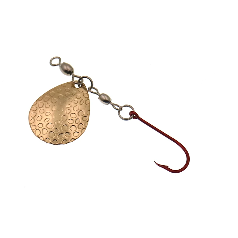 Cebo de pesca de 4g 5,5g 6g, cuchara de Metal, señuelo para trucha, cuchara giratoria de lentejuelas duras pequeñas - imagen 3