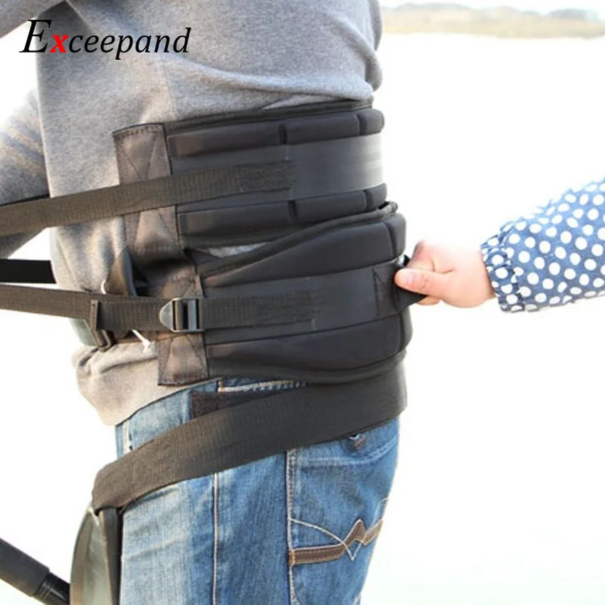 Exceepand-Cinturón de lucha ajustable, cardán de cintura, soporte de caña, arnés, Jigging, pez, juego grande, soporte para barco, accesorios de pesca en el mar - imagen 5