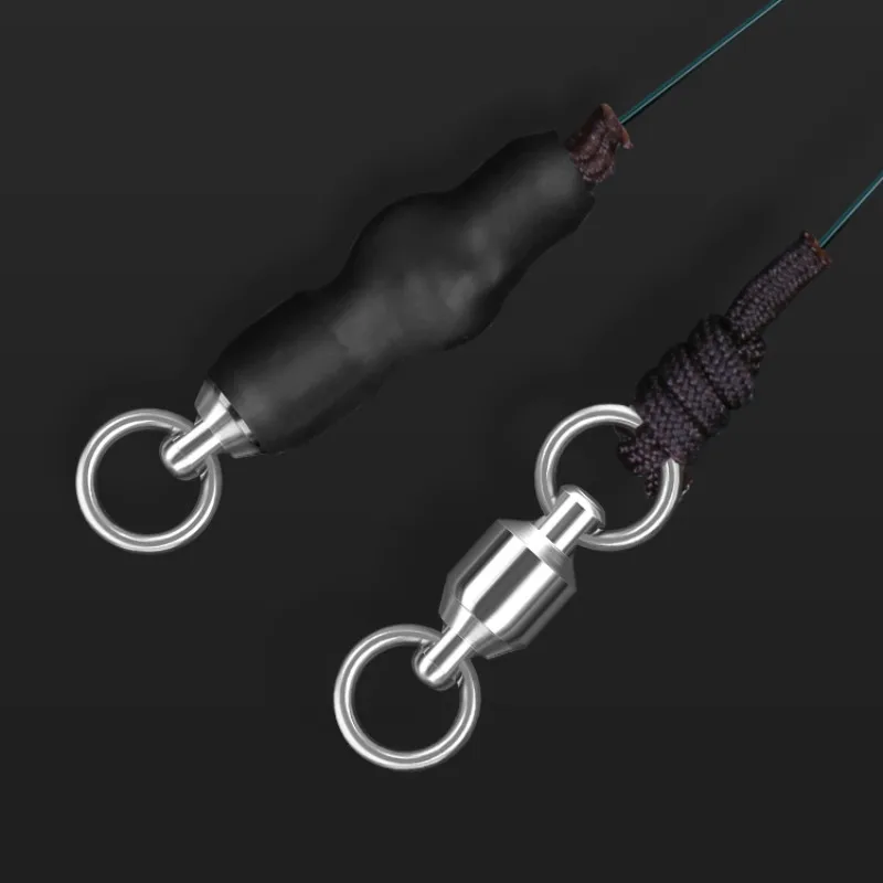 Juego de sedal de nailon para Herabuna, aparejos de pesca, asiento de boya, giratorio, plomada, bobina de espuma Eva, Space Bean, 2 uds. - imagen 4