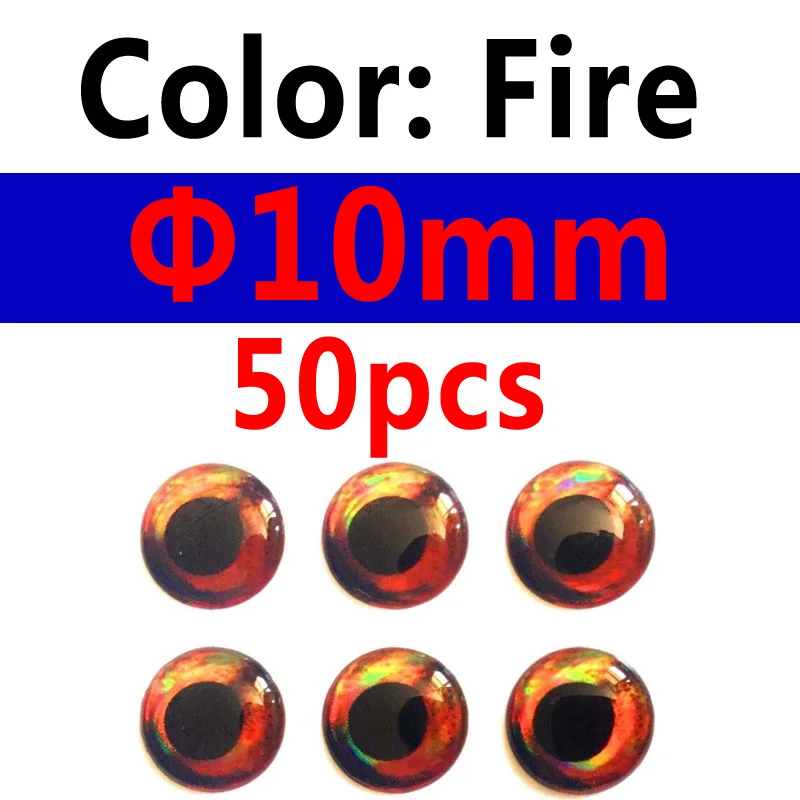 10mm fire 50pcs