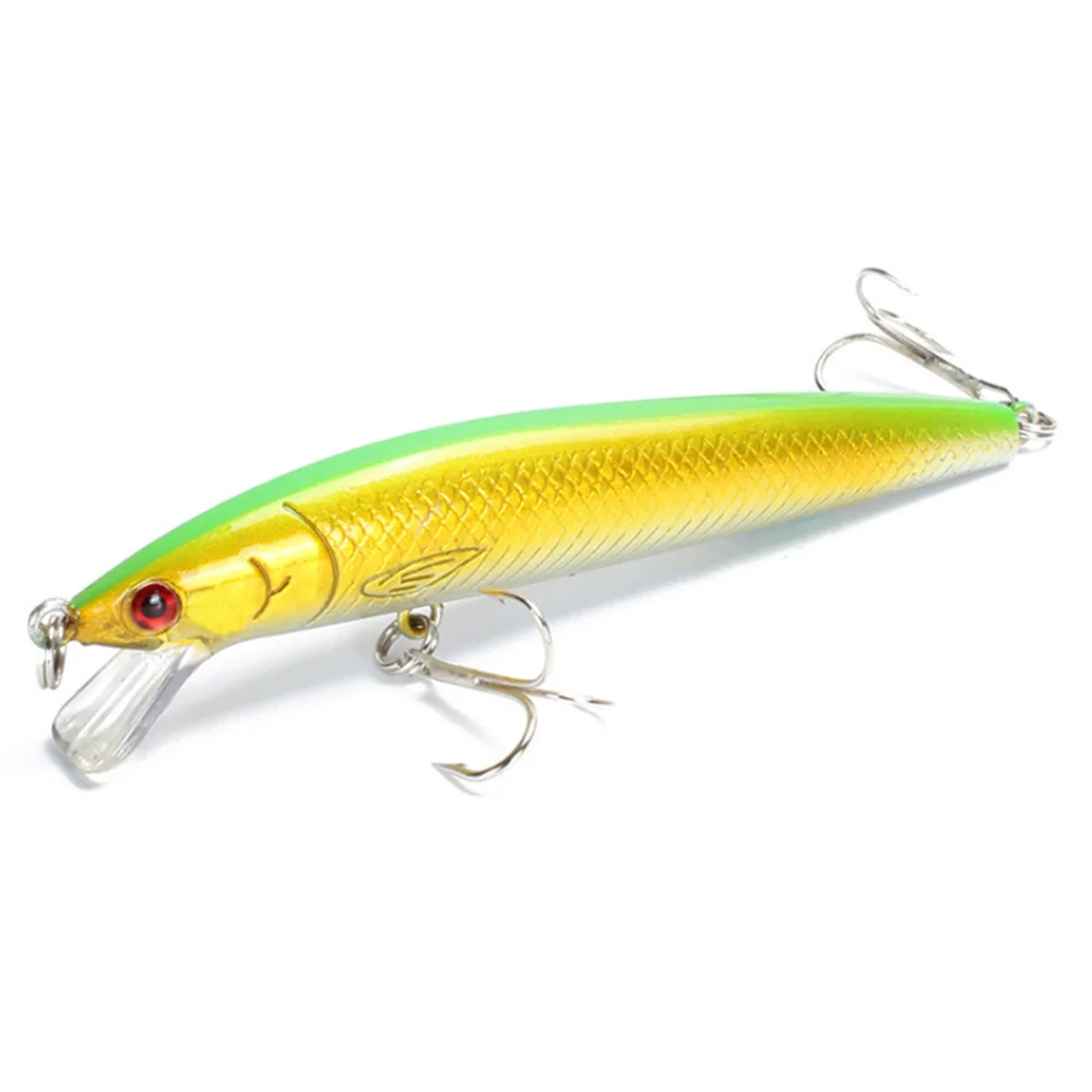 Señuelo de Pesca duro Minnow, 9,5 cm, 7,1g, Wobblers Crankbait, cebo Artificial flotante con gancho, aparejos para Pesca de Lucio Swimbait, 1 ud. - imagen 4