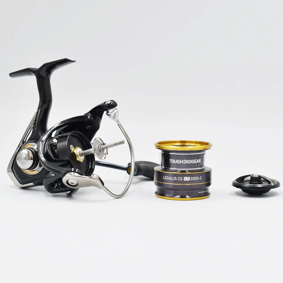 DAIWA-carrete de pesca LEGALIS CS LT, 2021/2000/3000C/4000C, cuerpo ligero, 6 + 1BB, carrete de LC-ABS Metail, 5-12KG, Power Ultraleve185g-325g, 2500 - imagen 5