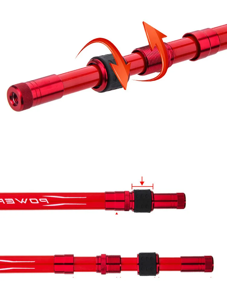 Red de pesca retráctil de fibra de carbono, 2,5/1,8/2,1/m, Red de aterrizaje plegable telescópica, para pesca con mosca - imagen 3