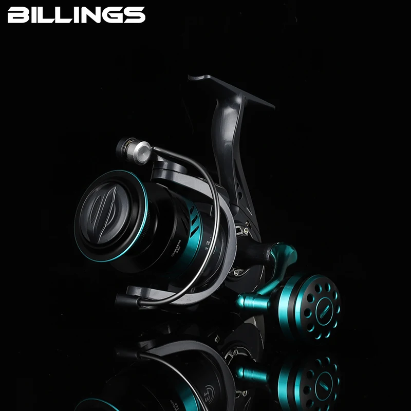 BAKAWA-carrete de pesca giratorio DK 1000-7000, 10kg de potencia, relación de engranaje 5,2: 1, carrete de Metal, rueda de agua salada, balancín CNC - imagen 3