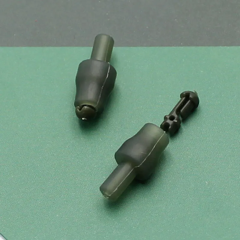 10 unidades de cuentas de cambio rápido, aparejos de pesca, anzuelos, método de enlace, alimentadores, accesorios de pesca de carpa, aparejos - imagen 2