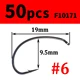 50pcs size 6
