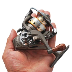 Lizard Carrete de Pesca 6 rodamientos 5.2:1 Nylon 66 + Fibra Vidrio