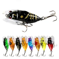 Señuelo de Pesca flotante Wobbler de 4cm/6g, cebo duro de plástico Artificial para Pesca de lubina, aparejos de Pesca, 1 unidad