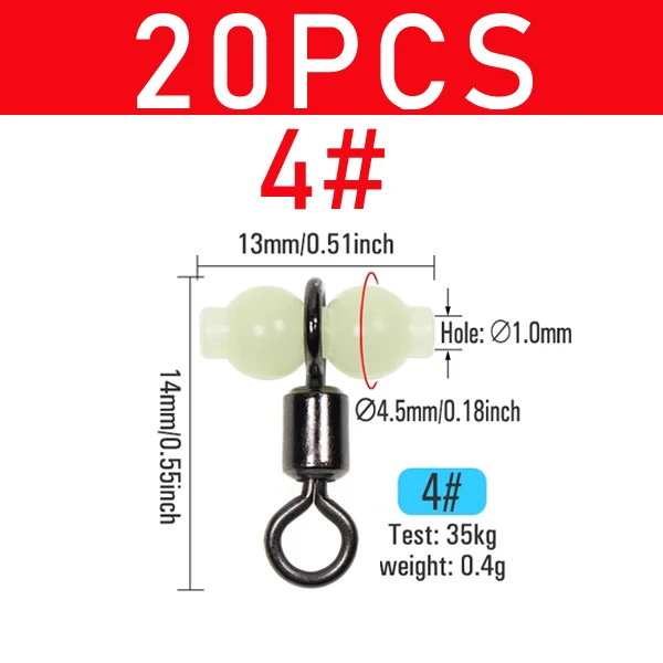 20pcs Size 4
