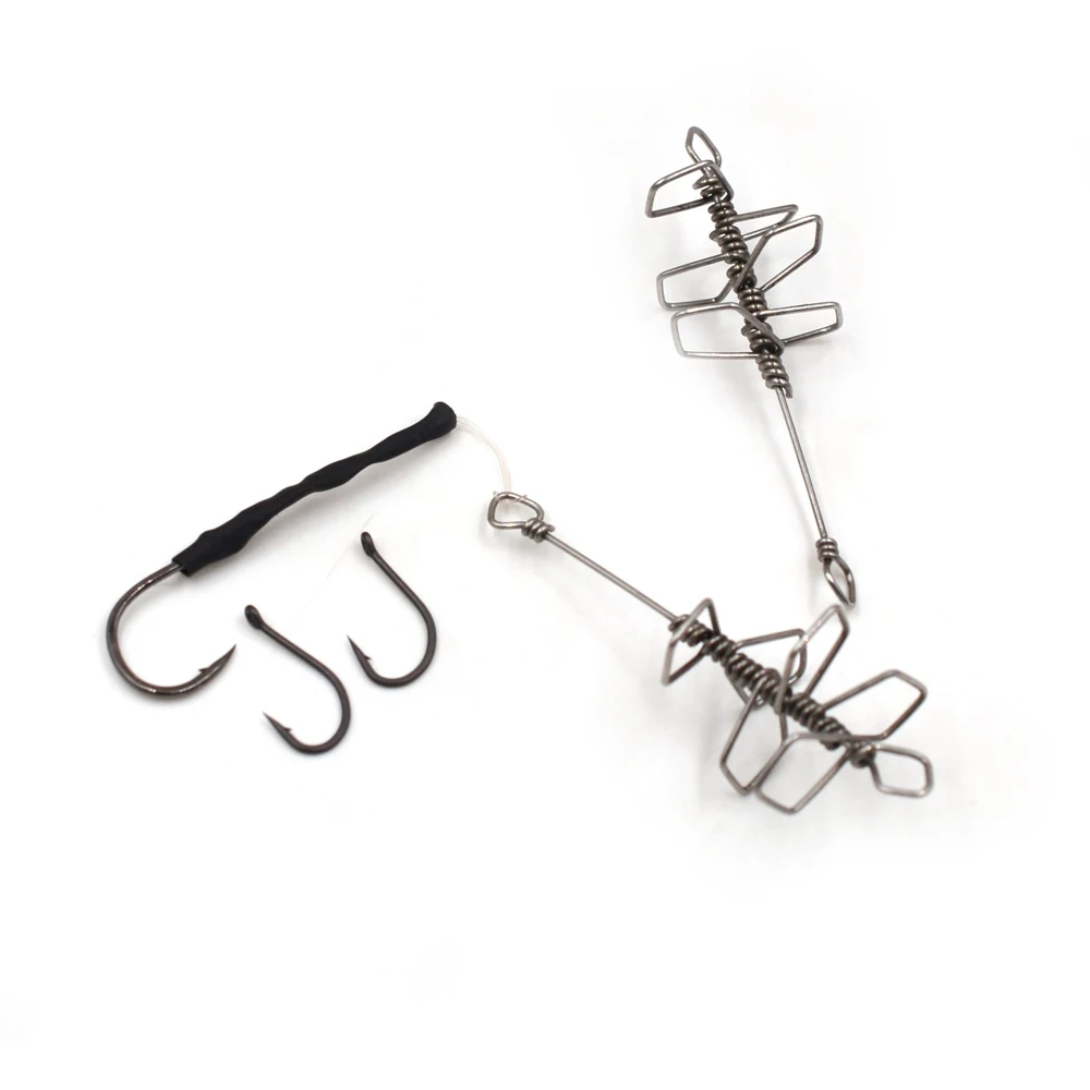 MNFT-anzuelo de explosión, plantilla de mazza, conector de alfileres de pesca de carpa, herramienta de aparejos de señuelo de pesca, nuevo estilo, equipo de pesca al aire libre, 6 uds. - imagen 4