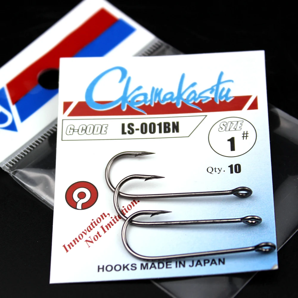 10 Uds./30 Uds anzuelos de pesca con ojos grandes anzuelo de articulación doblado redondo gamakatsu - imagen 5