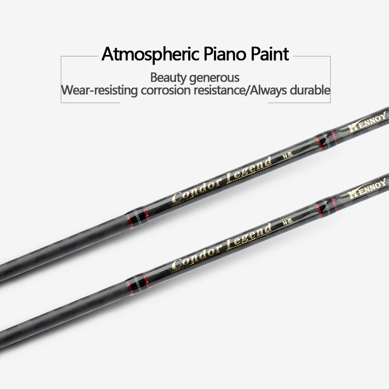 Accesorios de pesca superduros, caña giratoria de fundición de carbono de doble punta M/MH, Canne A Peche Mer, cardne Peche A La Carpe Fish - imagen 4