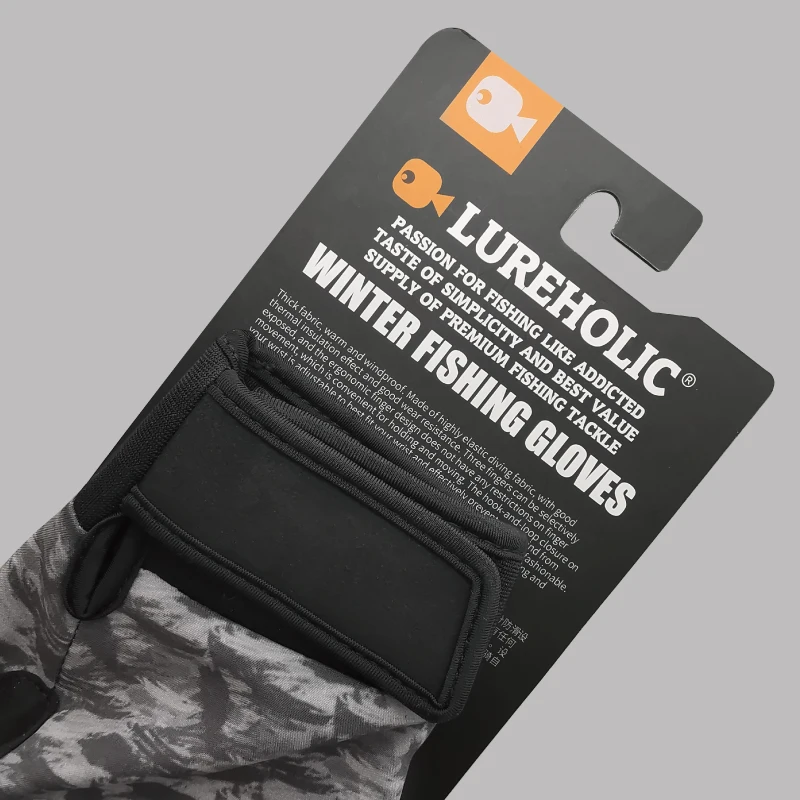 Guantes LUREHOLIC plegables de tres dedos, guantes flexibles y cálidos de invierno, resistentes al desgaste y duraderos - imagen 5