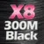 X8-300M-BLACK