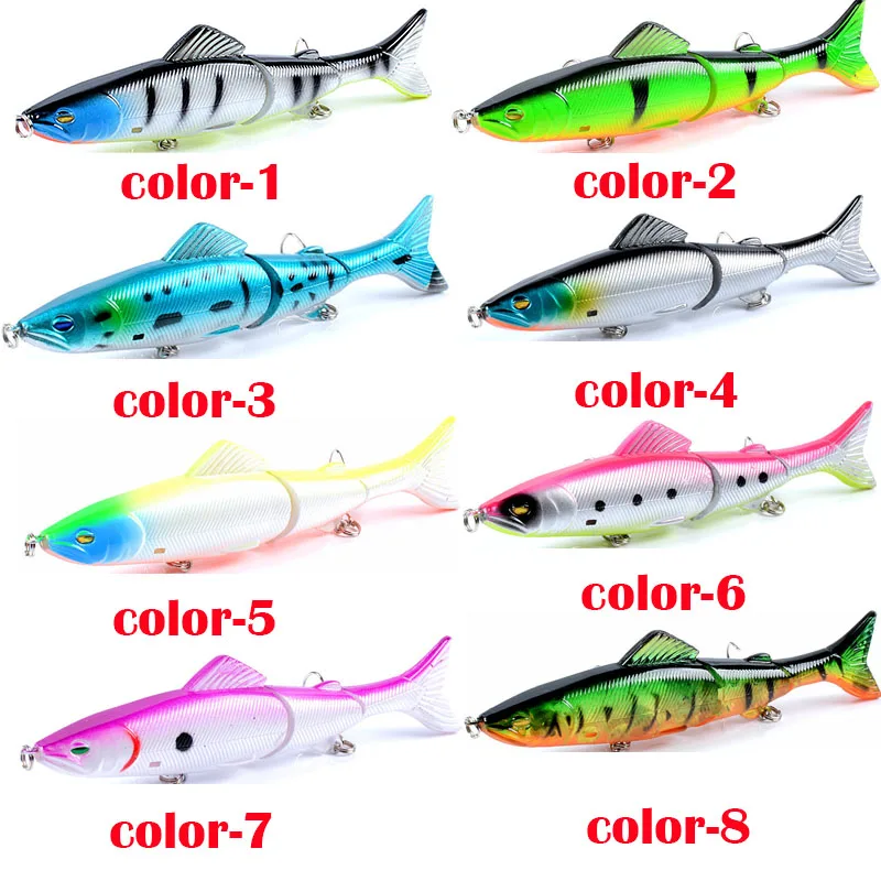 Cebo de pesca de 8 colores, conjunto de señuelos biónicos de 13cm/21g, cebo de pesca de plátano, bagre, trucha, carpa, señuelo de pesca en hielo - imagen 2