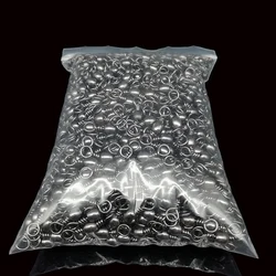 Giratorios con Rodamiento y Anilla para Señuelos y Anzuelos